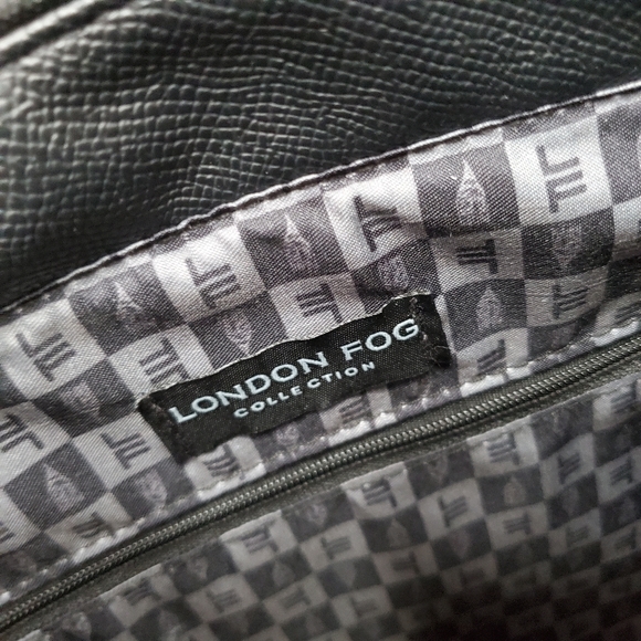 🎁 London Fog Vegan Leather Satchel Bag 💫 - Picture 9 of 11